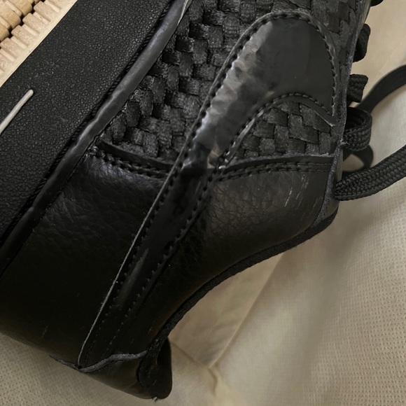 Black woven Nike Air Force LV8 sneakers - Picture 8 of 9